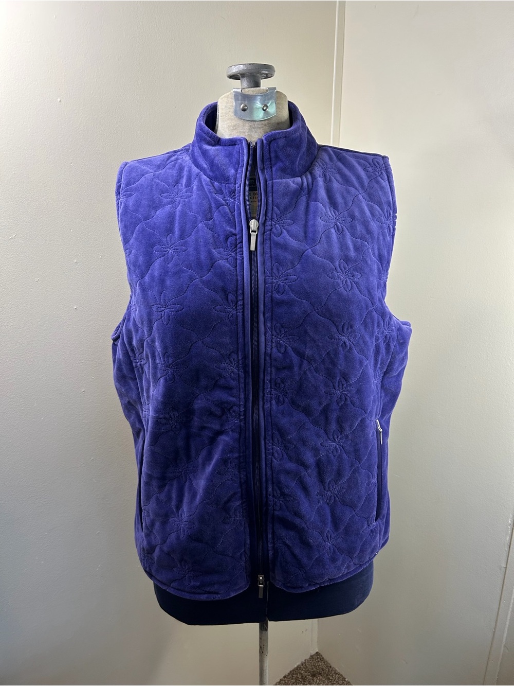 Purple Quilted Vest